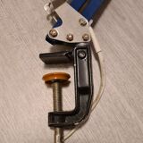 Vintage blue architect lamp
