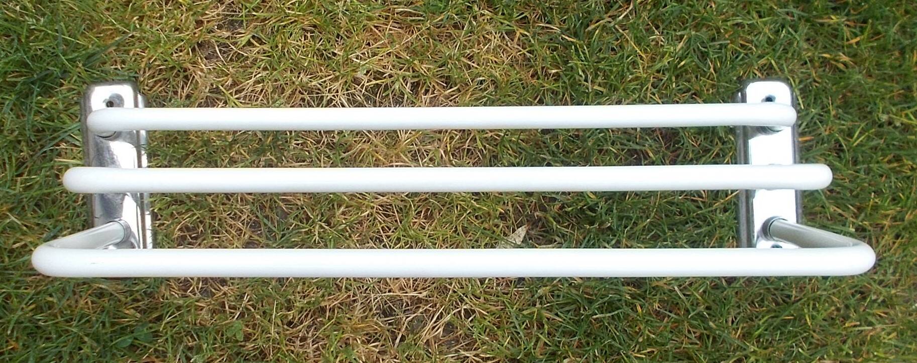 Art Deco wall-mounted towel rack