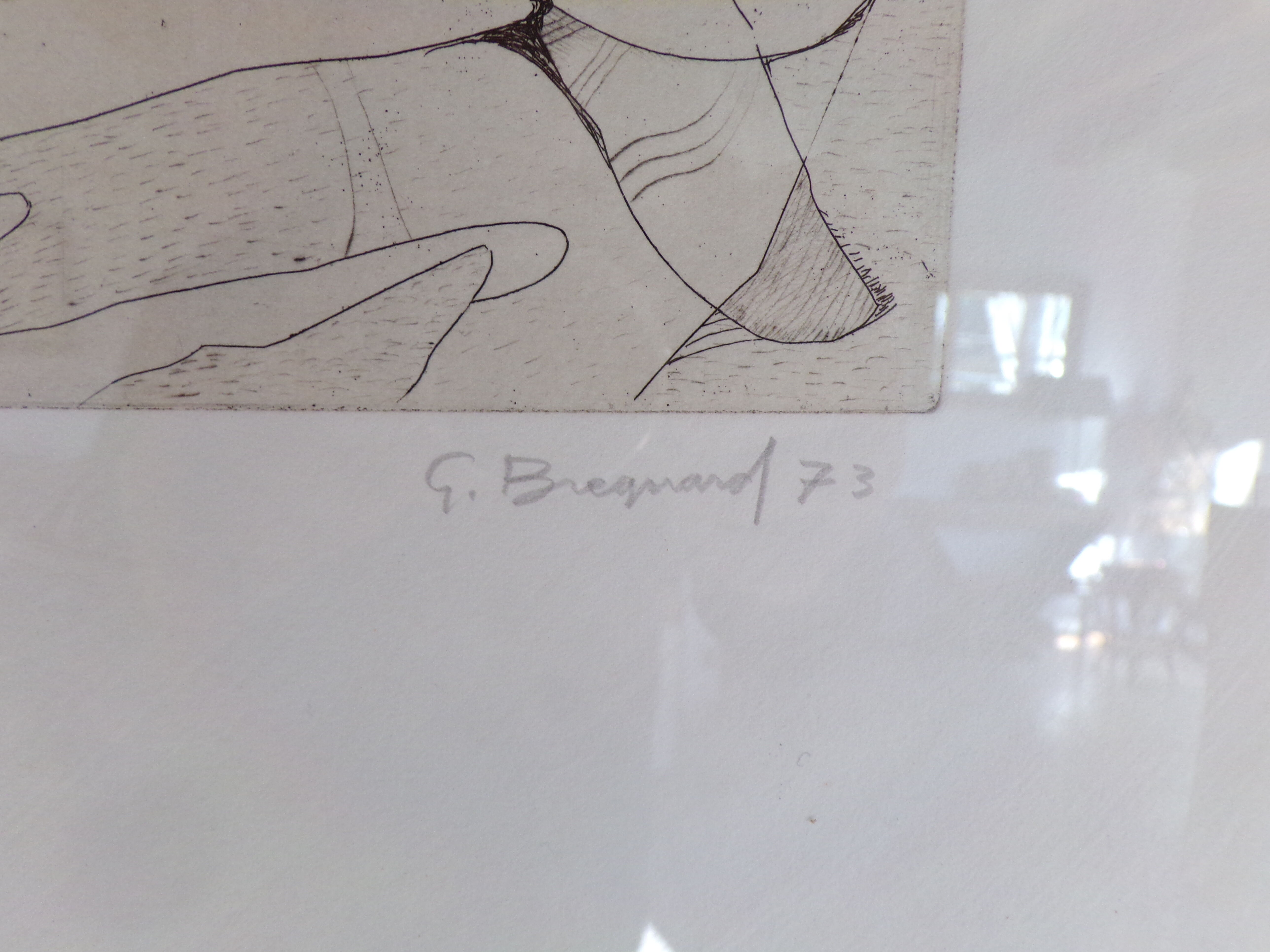 Original lithograph by Gerard Bregnard