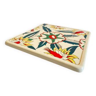 Ceramic trivet from longwy