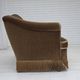 1960s, Danish 3-seater sofa, olive green furniture velour, beech wood.