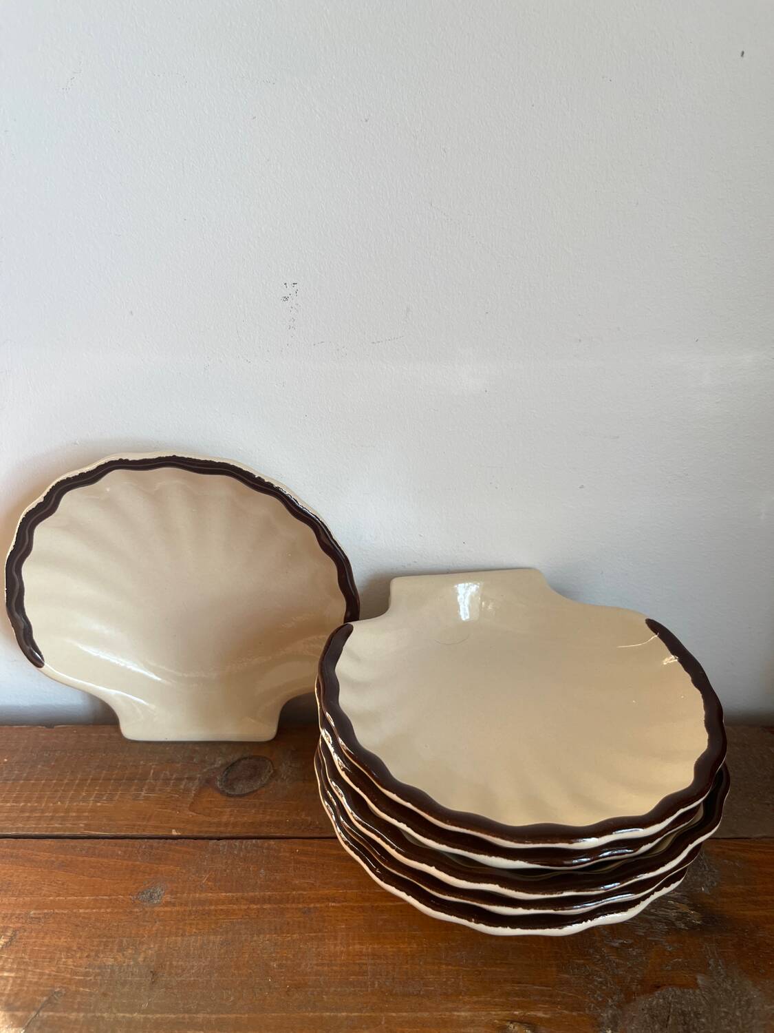6 shell-shaped dishes Émile Henry