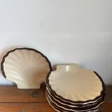 6 shell-shaped dishes Émile Henry