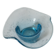 Open-edged bubble glass bowl