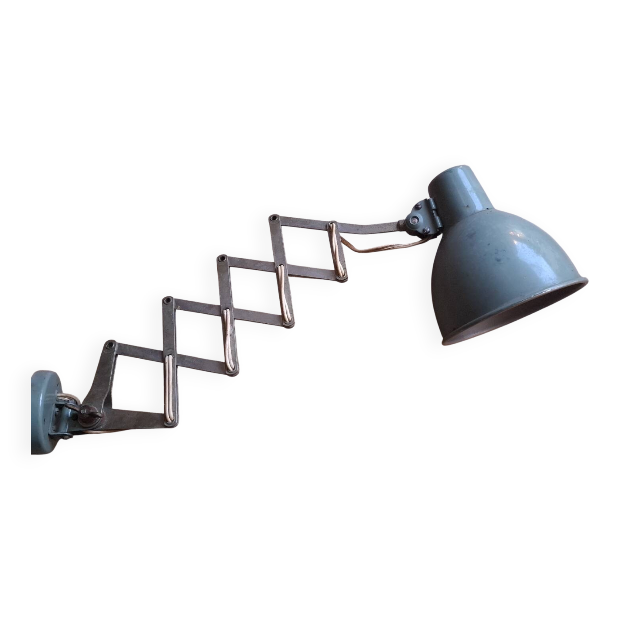 1950s extendable wall lamp
