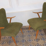 Scandinavian Wing Chair 50s 60s