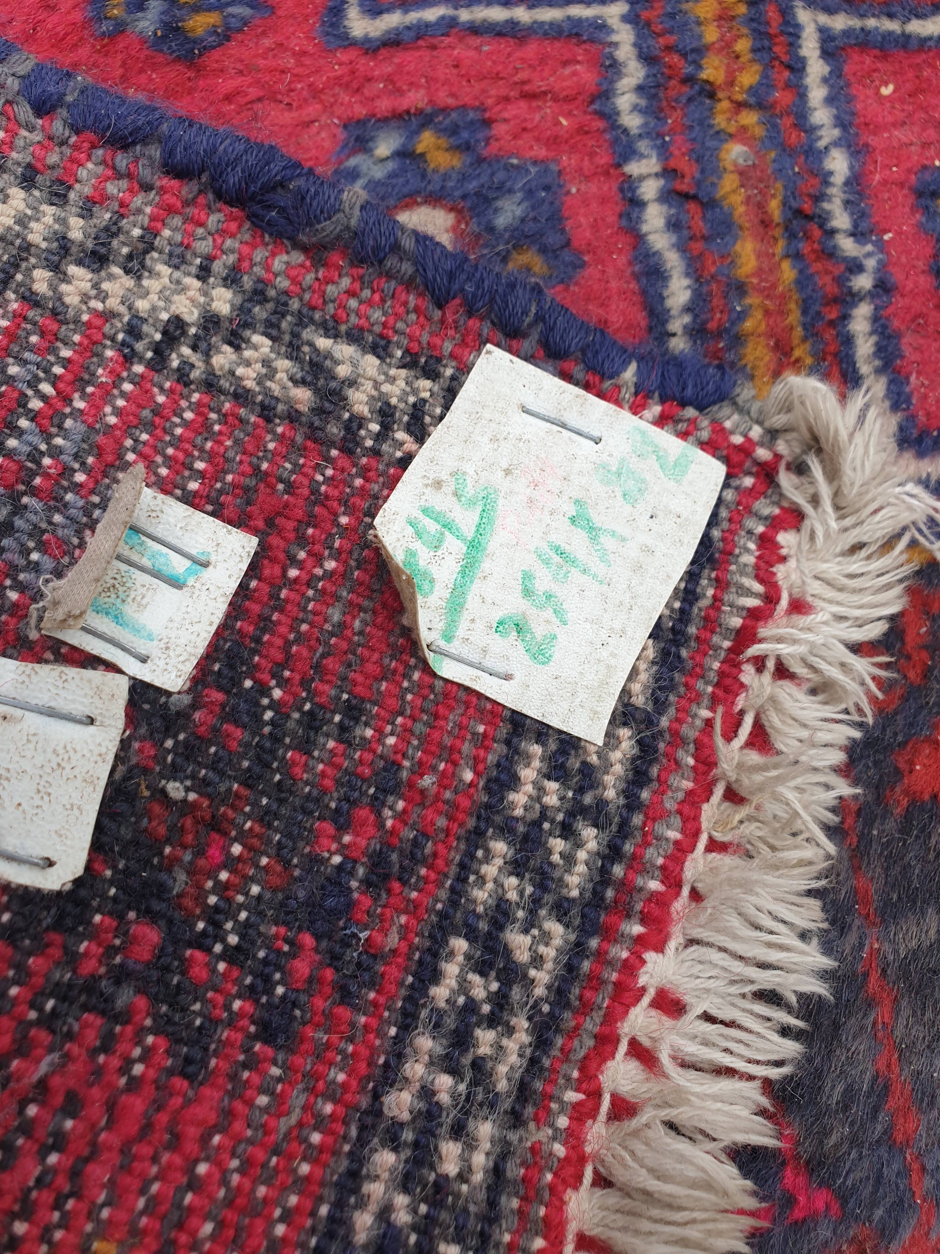 Oriental wool rug entirely handmade