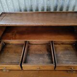 Ancien secrétaire bureau à pente