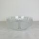 Saladier cristal aux oiseaux style art déco JG Durand