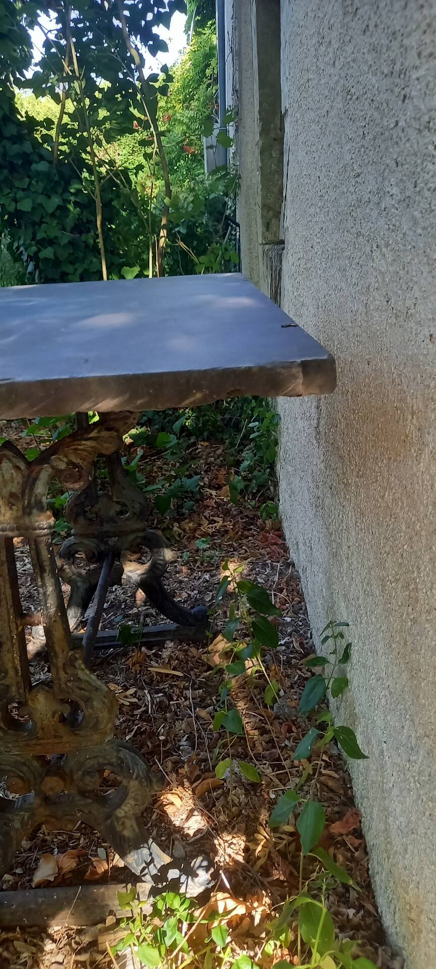 Bistro table slate top