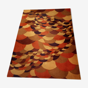 Vintage carpet creation Lionel Morgaine 140x230cm