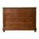 Antique wooden chest of drawers with a marble top.