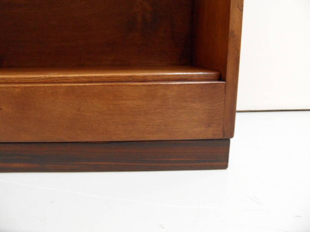 ArtbDeco oak open bookcase Amsterdam School