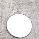 Vintage round barber mirror 28cm