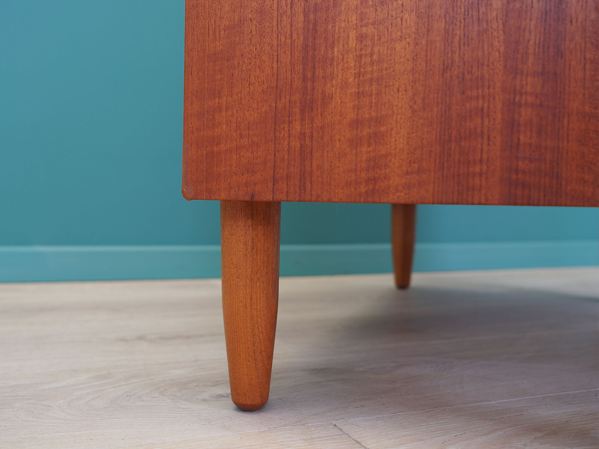 Teak chest of drawers, Danish design, 1970s, made in Denmark