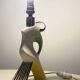 Ceramic lamp foot zoomorphic shape circa 1950