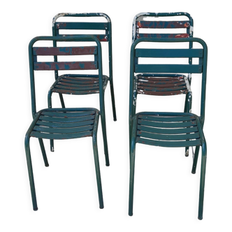 4 chairs Tolix in iron
