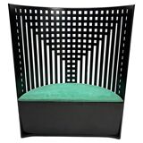 312 Willow Throne Original Armchair attributed to Charles Rennie Mackintosh for Cassina, 1980s