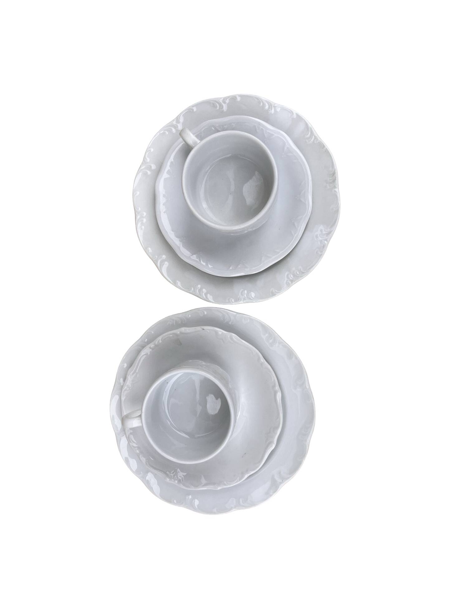 Rosenthal Monbijou trio breakfast service, Germany 1970s.