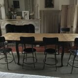 Old dining table with extensions