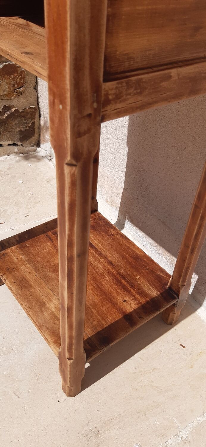 Antique bedside table