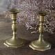 Pair of vintage brass candlesticks