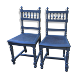 Pair of Henri II style chairs