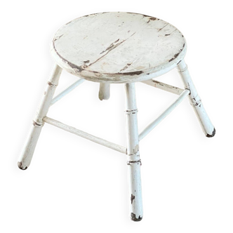 tabouret ancien façon bambou