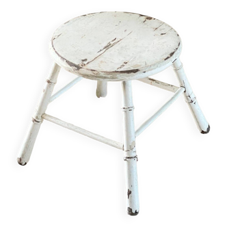 old bamboo style stool
