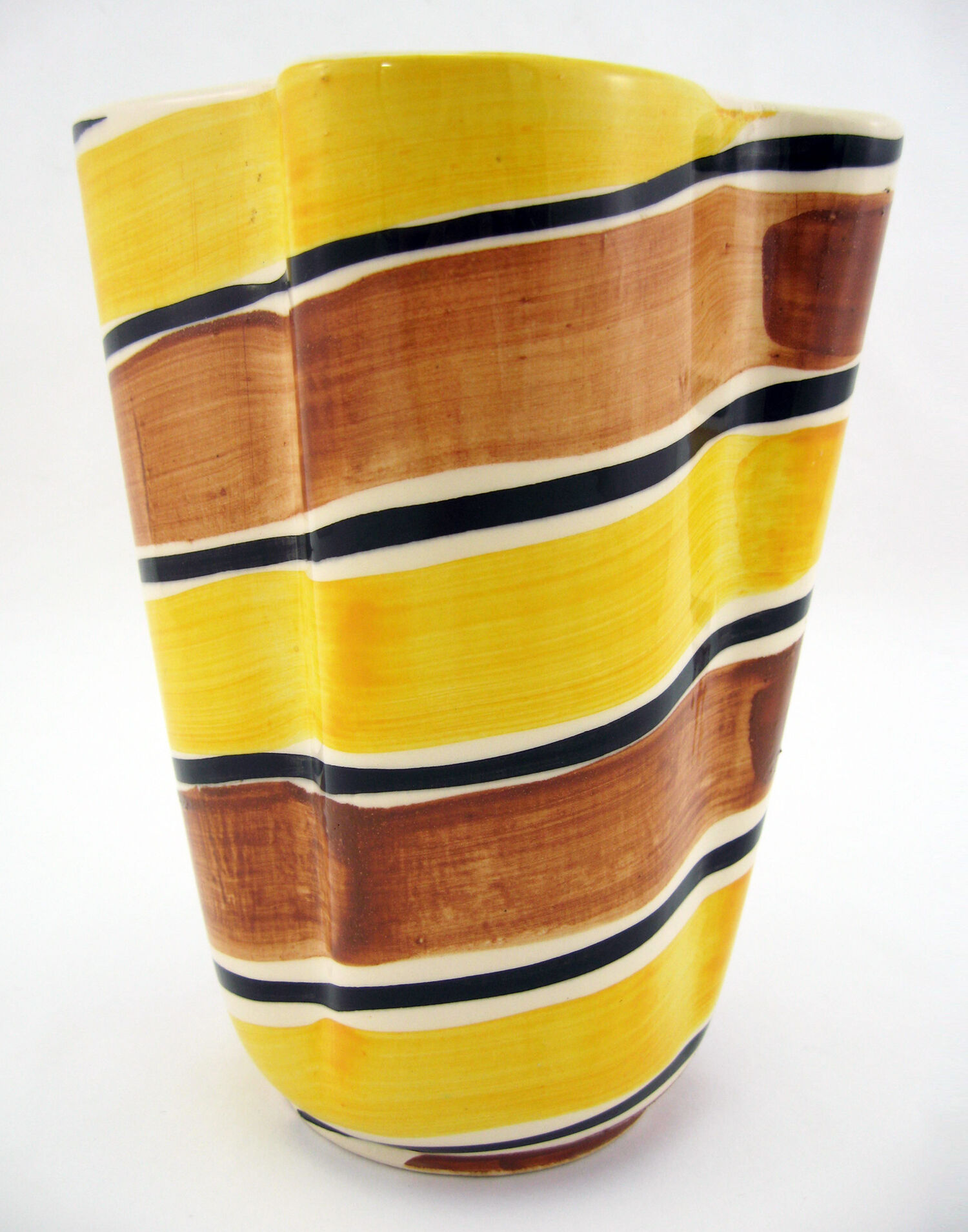 Ceramic handkerchief vase - Poët Laval France - vintage 50s