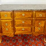 Transition Style Inlaid Chest of Drawers