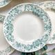 Set of 6 Antique Terre de Fer "Figuig" Soup Plates – Longchamp 19th Century