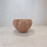 Large Bamboo and Rattan Flowerpot or Planter, France 1970's