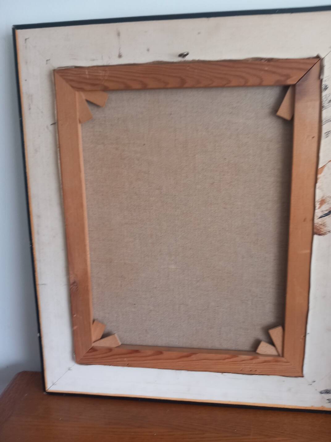 Tableau Vintage Poppies – Oil on Canvas signed EMY, 1980