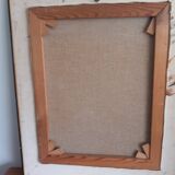 Tableau Vintage Poppies – Oil on Canvas signed EMY, 1980