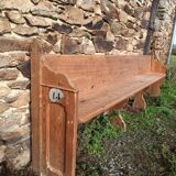 Old church pew, 263 cm