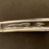 6 Striated and textured Daum crystal knife holders in their original box