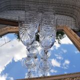 Champagne flutes crystal of Lorraine