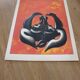 Affiche sérigraphie Mujer de l'artiste ramon alejandro numérotée 48/60
