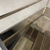 Seventies glass coffee table