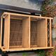 Rattan wicker shelf, 3 floors vintage 1960/70