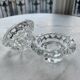 Glass candle holders - Reims France