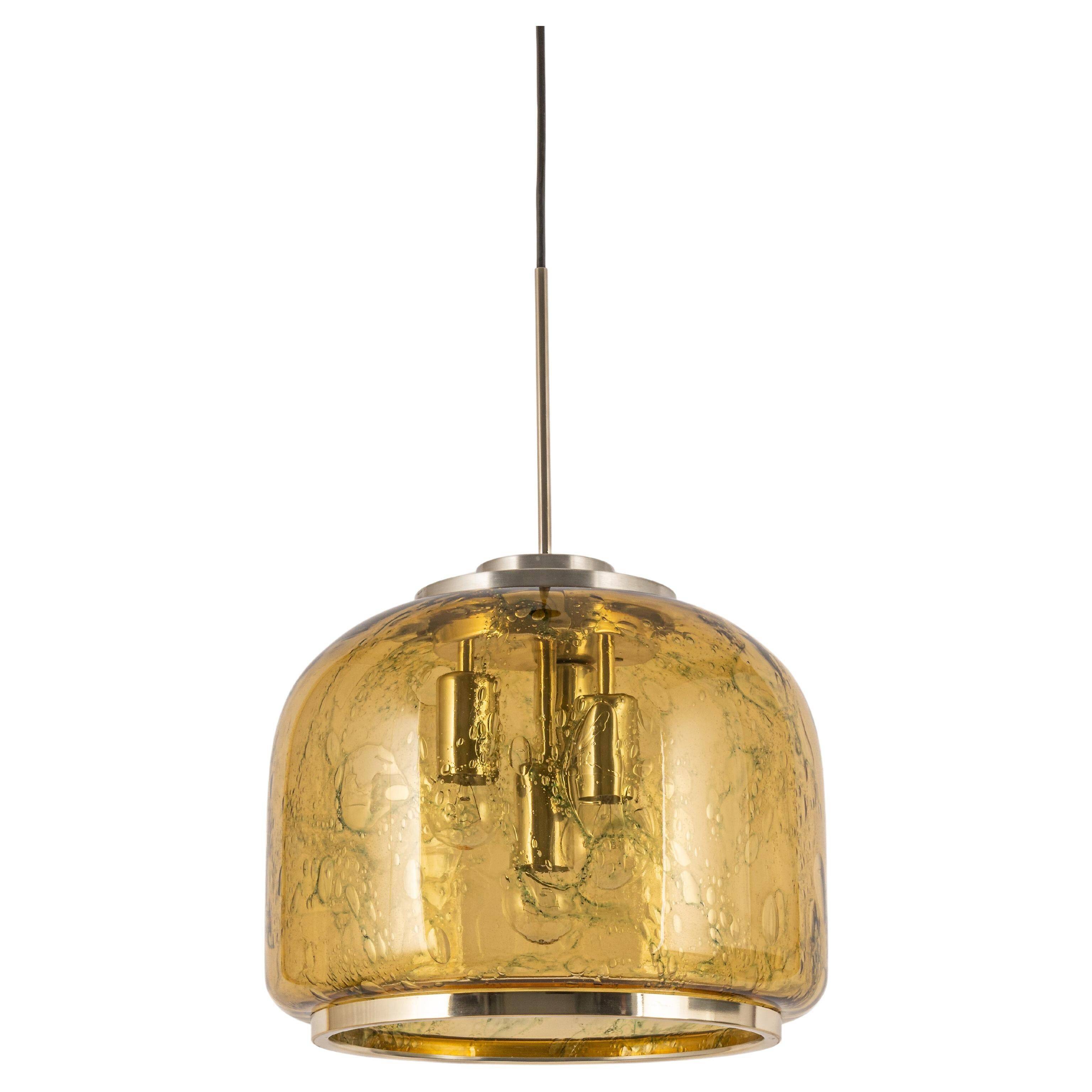 Large Murano pendant lamp by Doria, Germany, 1970s.