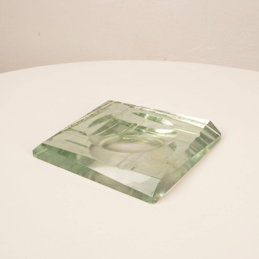 Crystal ashtray designed by Pietro Chiesa for Fontana Arte 1940