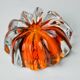 Orange Sommerso ashtray by Seguso, Murano glass, Italy, 1970
