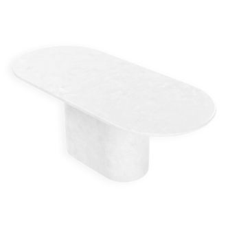 Épure dining table in waxed concrete