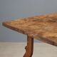 Old refectory table in walnut, Italy, 20th century