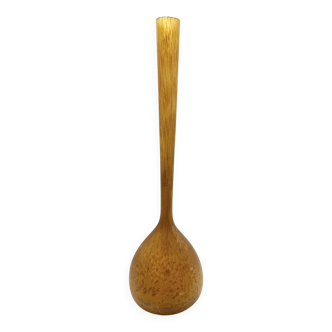 Vase "Galinette" signé André Delatte – Verre soufflé moucheté