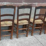 Set of 6 antique chairs