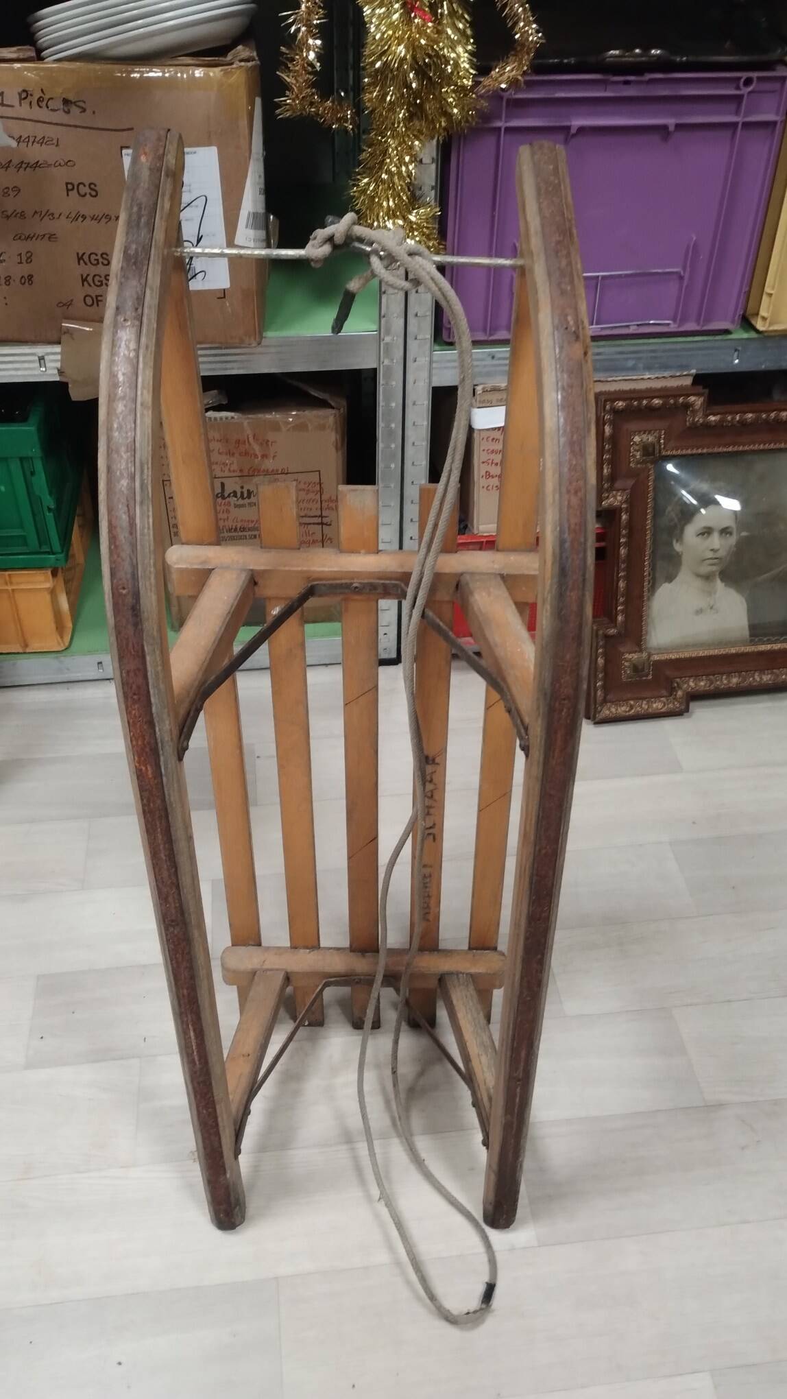 Luge vintage "Davos super"